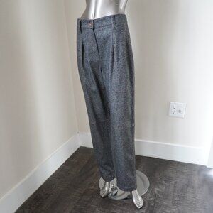 Brunello Cucinelli Monili Pants Gray Virgin Wool Cashmere Relaxed Cargo Size 4